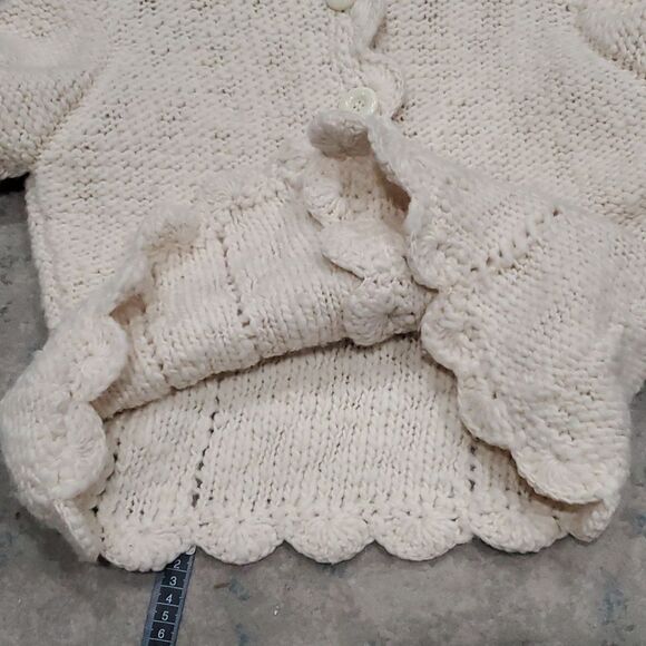 Mira Flores 100% Wool Cream Sweater Made in Peru Size M - Picture 8 of 13